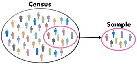 Census and sample .